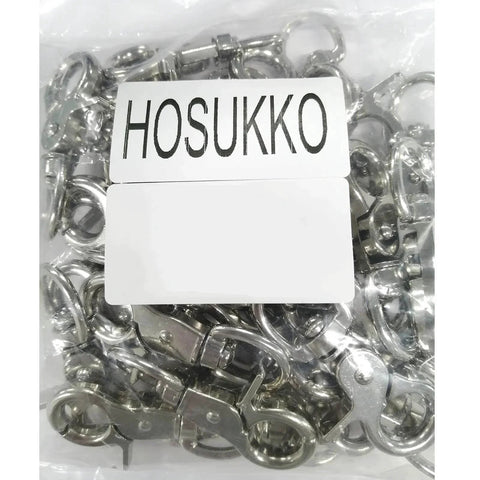 Bag of 30 Piece Trigger Snap Hooks Set With 360 Degree Swivel Lobster Clasps and Heavy Duty Zinc Alloy Clips