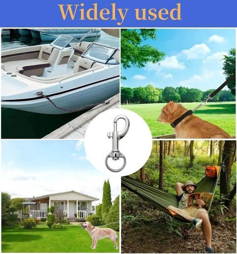 Flag Clips Swivel Snap Hooks 4 Pcs Zinc Alloy 1.8 Inch ... - Shein