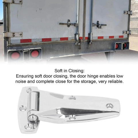 Silver TYJH06 Toolbox Hinge Zinc Alloy Heavy Duty Toolbox Latch Hardware for truck trailer door installation