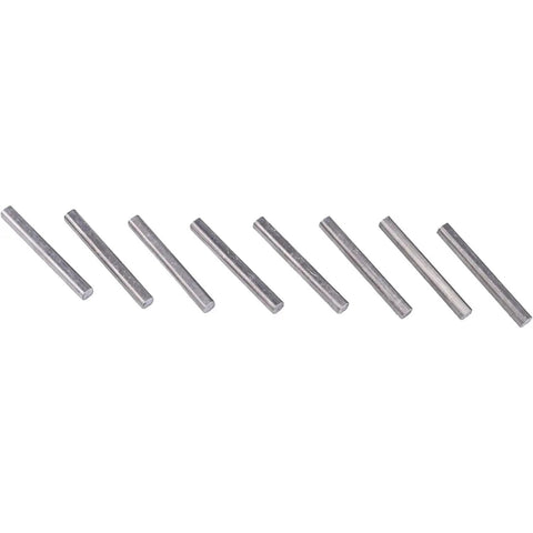 Eight Pack 3/16 By 1-3/4 Inch Zinc Machine Keys 2161 For Power Transmission Shafts To Hold Machinery Parts In Place