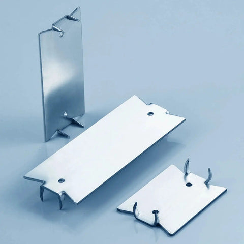 Zinc Nail Protection Plate One And A Half Inch By Three Inch 16 Gauge Anti Nail Shield For Wood Studs And Wiring Protection Steel Cable Protector