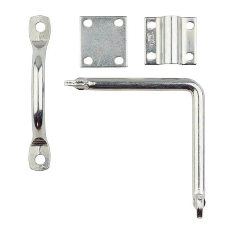 Door And Gate Latch For Left Or Right Hand Swinging Doors Sliding Doors And Gates Cam Action Eliminates Rattle Padlockable For Extra Security Zinc Plated Hot Rolled Steel Construction Perfect For Stalls Barns And Livestock Enclosures components