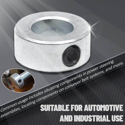 (4-Pack) Zinc Plated Carbon Steel 5/8" Bore Shaft Collars Sets - Screw Style Collars for Automotive and Industrial Use