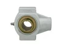Front view of 1-1/4 inch Zinc Wide Set Screw Flange, White Narrow Profile, Single Rod Support for Closet and Curtain Rods.