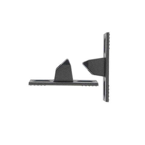 Front view of 2 Pack 61x17x19mm Door And Window Hook Holder With 90 Degree Zinc Alloy Sliding Door Latch Replacement Keeper And Screws Included.