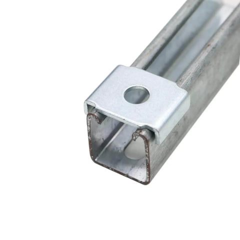 Durable zinc plated carbon steel strut channel washer provides rust resistant, secure support for Unistrut brackets, extending life.