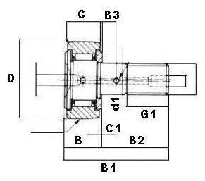 1 1/8 CR18 Cam Follower Needle Roller Bearing