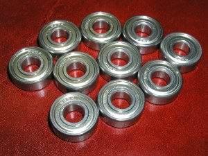 Paquet de 10 roulements hybrides en céramique S623ZZ 3x10x4mm - Blindés - Miniature