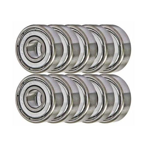 Roulements à billes de kart en pack de 10 R6ZZ 3/8 » x 7/8 » - Blindés