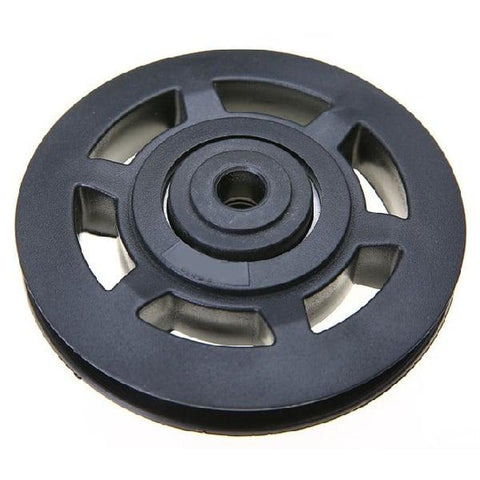 10mm Bore Bearing - 95mm Steel Wire Rope Cable Track Pulley 10x95x18mm