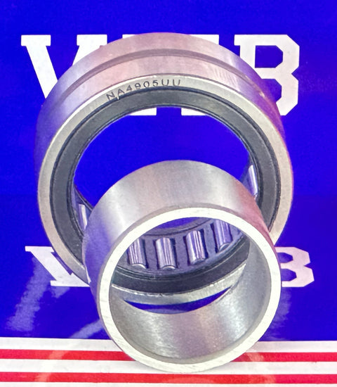 NA4905UU Roulement à rouleaux à aiguilles 25x42x18 mm - Type usiné