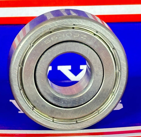 S6303ZZC4 roulement à billes en acier inoxydable 17x47x14mm