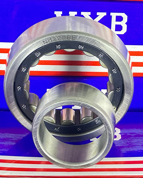 NU2208 roulement cylindrique à rouleaux 40x80x23 roulement cylindrique