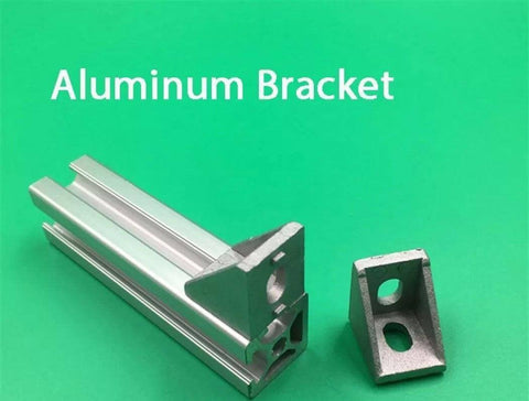 Aluminium de support d’angle 2020 pour fente en V du profil d’extrusion
