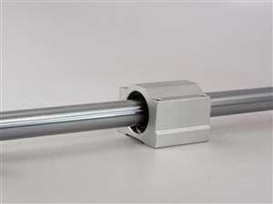 Arbre de défonceuse CNC 20 mm 60 avec bloc et roulement linéaire