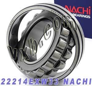 22214EXW33 Nachi Roller Bearing Japan 70x125x31 Spherical Bearing