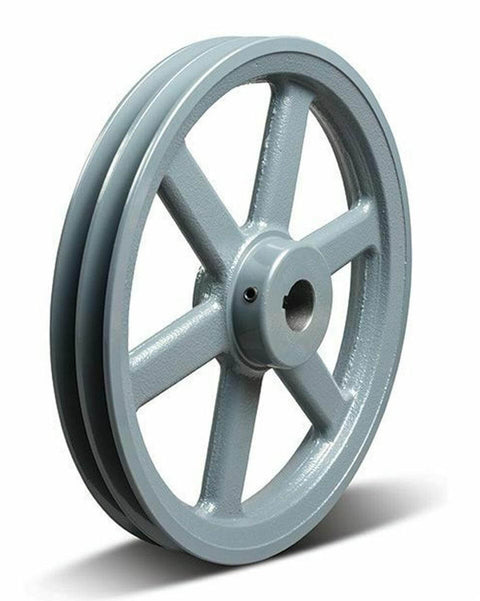 2AK124 1-1/4 » de diamètre extérieur 12,30 », alésage 1-1/4 » poulie à poulie en fonte pour 2 rainures