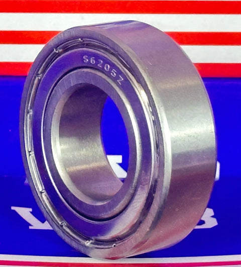 S6205ZZC4 roulement à billes en acier inoxydable 25x52x15mm