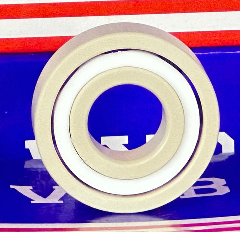 Roulement à billes 6203 PEEK - Billons en céramique Si₃N₄ - Cage PTFE - 17x40x12mm