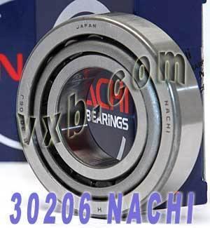 30206 Nachi Tapered Roller Bearing Japan 30x62x17.25