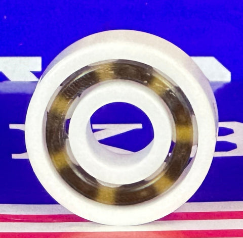 608-ZrO2 roulement à billes ouvertes en céramique complète - Cage en nylon ID 8 mm de diamètre extérieur 22 mm de largeur 7 mm