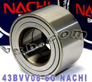 43BVV08-6GCS123 Nachi Automotive Hub Bearing Japan 43x82x45 Bearing