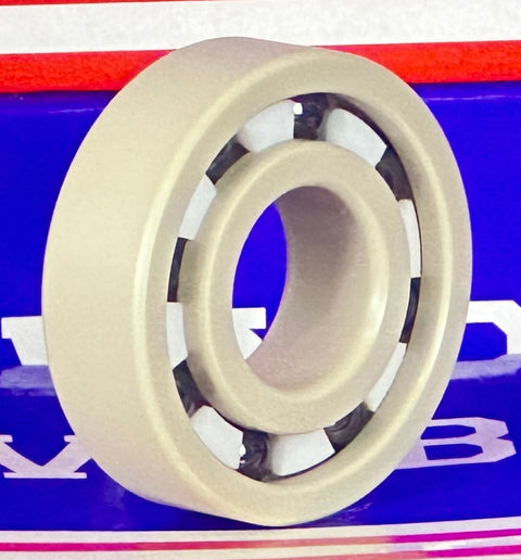 Roulement à billes 6203 PEEK - Billons en céramique Si₃N₄ - Cage PTFE - 17x40x12mm