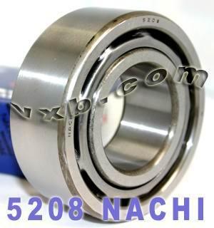 5208 Nachi Angle Contact Bearing - Double rangée - 40x80x30,2 Fabriqué au Japon