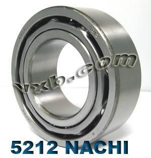 5212 Nachi Angular Contact Bearing - Double rangée - 60x110x36,5 Fabrication japonaise