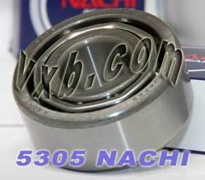 5305 Nachi Angle Contact Bearing - Double rangée - 25x62x25.4 Fabriqué au Japon