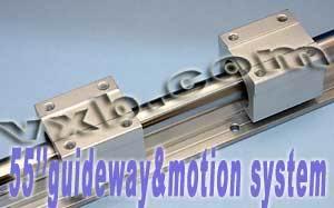 Système de guidage à rail de 55 pouces de 20 mm avec 2 unités de glissière Mouvement linéaire