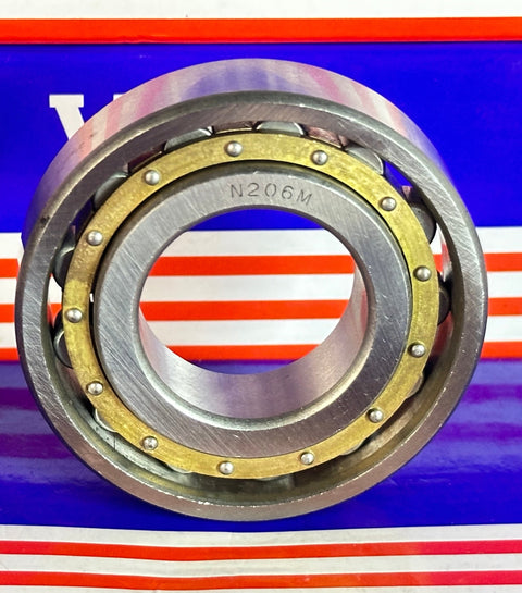 N206M Cylindrical Roller Bearing 30x62x16 Cylindrical Bearing