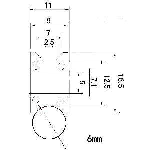 Palissement d’alésage 5 mm - Poulie à rainure en T de 16,5 mm, roulement à billes 5x16,5x11 mm