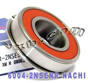 6004-2NSENR Nachi Bearing 20x42x12mm Sealed C3 Snap Ring Japan Made