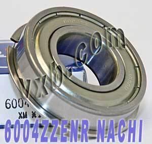 6004ZZENR Nachi Bearing Shielded C3 Snap Ring Japan 20x42x12mm Bearing