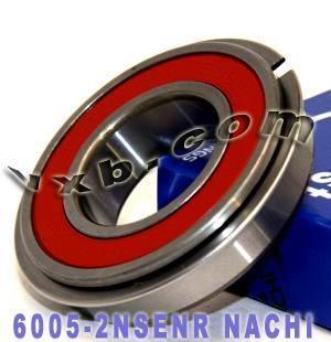 6005-2NSENR Nachi Bearing 25x47x12 Sealed C3 Snap Ring Bearing