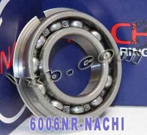 6006NR Nachi Bearing Open C3 Snap Ring Japon 30x55x13mm