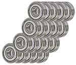Paquet miniature double blindé 606ZZ 6x17x6mm