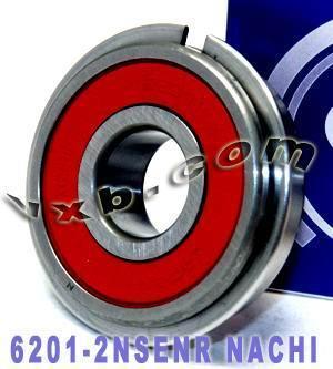 6201-2NSENR Nachi Bearing C3 Sealed Snap Ring Japon 12x32x10 Roulement