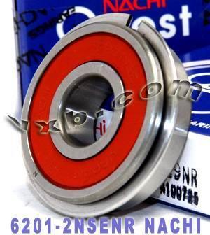 6201-2NSENR Nachi Bearing C3 Sealed Snap Ring Japon 12x32x10 Roulement