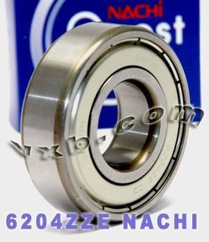 6204ZZE Nachi Bearing Shielded C3 Japon 20x47x14mm