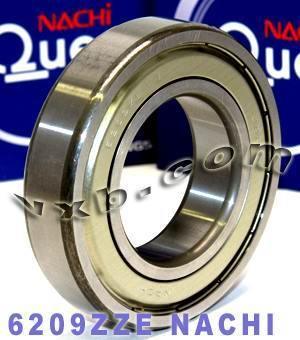 6209ZZE Nachi Bearing Shielded C3 Japan 45x85x19mm