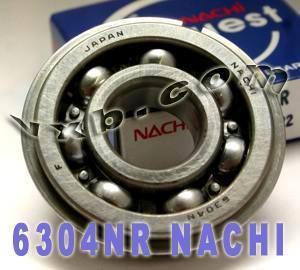 6304NR Nachi Bearing 20x52x15mm Open C3 Snap Ring Japan