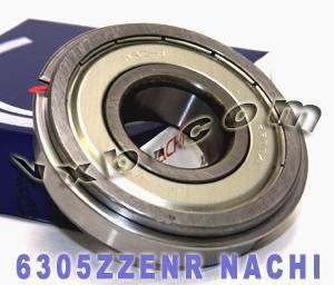 6305ZZENR Nachi Bearing Shielded C3 Snap Ring 25x62x17 Bearing