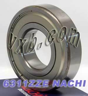6311ZZE Nachi Bearing Shielded C3 Japan 55x120x29mm