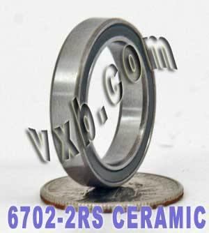 6702-2RS Palier céramique scellé 15x21x4mm