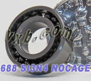688 Full Complement Full Ceramic Bearing 8x16x5 Si3N4 Miniature Bearing