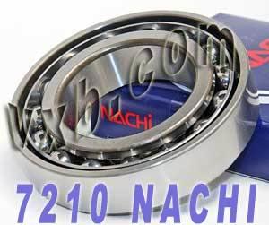 7210 Nachi Angular Contact Bearing C3 Japan 50x90x20 Bearing