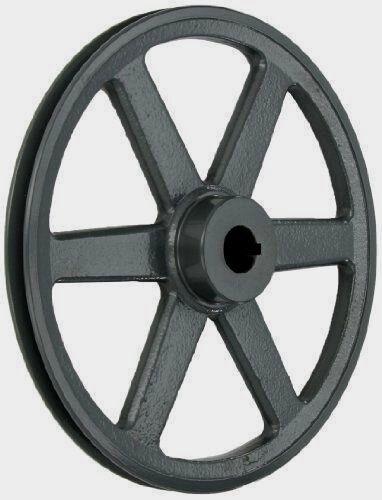 AK124 5/8" Bore OD 12.25", 1 Groove V-Belt Pulley Gear AK124-5/8" Cast Iron for 3L . 4L A - V belt