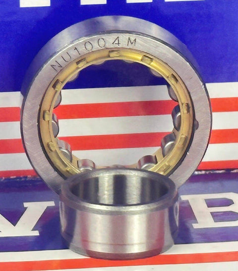 NU1004M Cage cylindrique à roulements à rouleaux en bronze 20x42x12 mm